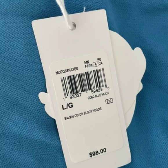 Guess x J Balvin Colour Block Sweater (Male, Large) - Picture 2 of 8